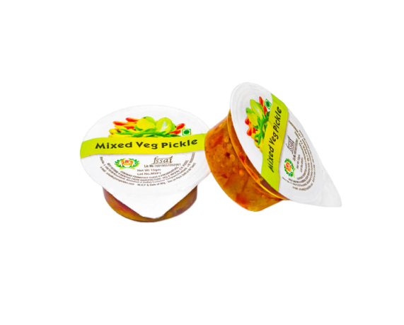 Mixed Veg Pickle Chotu Pack 48 pcs x 15GM - DELICASIA