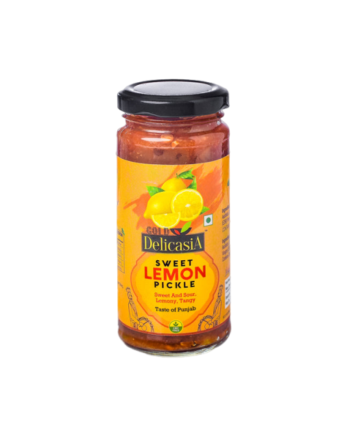 Lemon Sweet Pickle 400 gm - DELICASIA