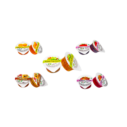 ASSORTED COMBO FOR HOTELS 15GM X 1000 PCS PICKLE JAM MARMALADE AND HONEY INSTITUTIONAL PACK - DELICASIA