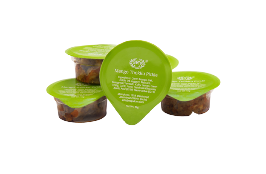 MANGO THOKKU PICKLE BLISTER 15GM X 1000 PCS INSTITUTIONAL PACK - DELICASIA