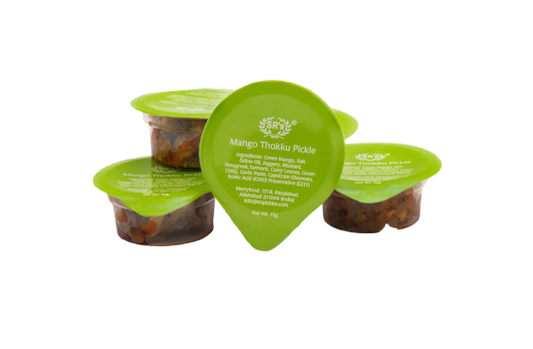 MANGO THOKKU PICKLE BLISTER 15GM X 1000 PCS INSTITUTIONAL PACK - DELICASIA