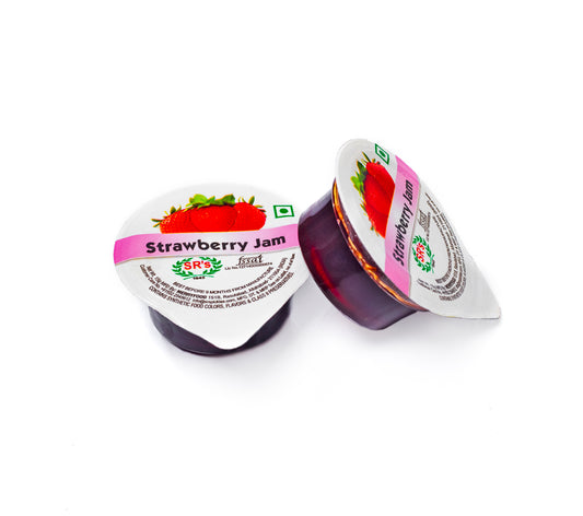 STRAWBERRY JAM BLISTER 15GM X 1000 PCS INSTITUTIONAL PACK - DELICASIA