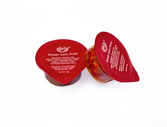 TOMATO GARLIC PICKLE BLISTER 15GM X 1000 PCS INSTITUTIONAL PACK - DELICASIA