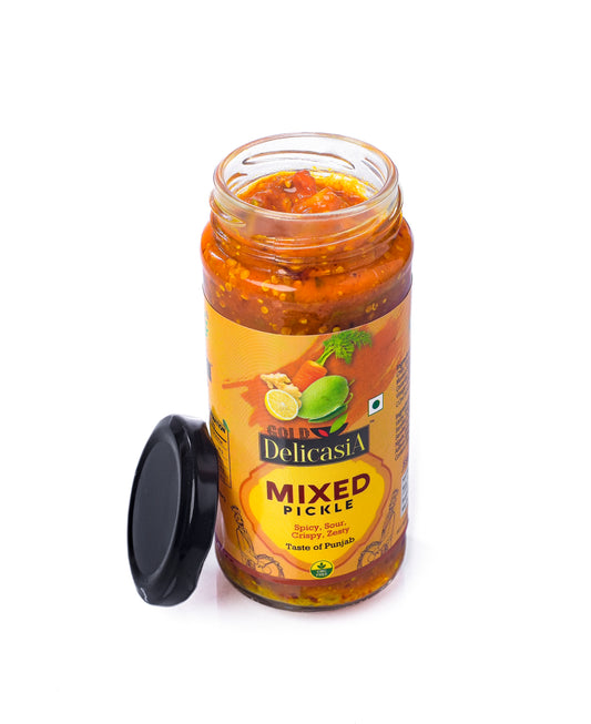 Mixed Veg Pickle 400 gm - DELICASIA