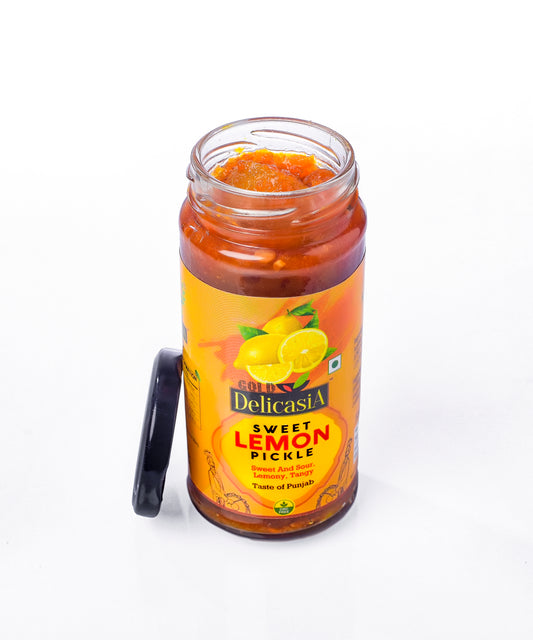 Lemon Sweet Pickle 400 gm - DELICASIA