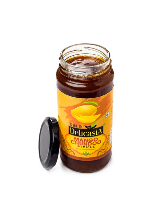 Mango Chundoo Pickle 450 gm - DELICASIA