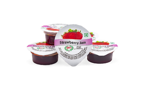 STRAWBERRY JAM BLISTER 15GM X 1000 PCS INSTITUTIONAL PACK