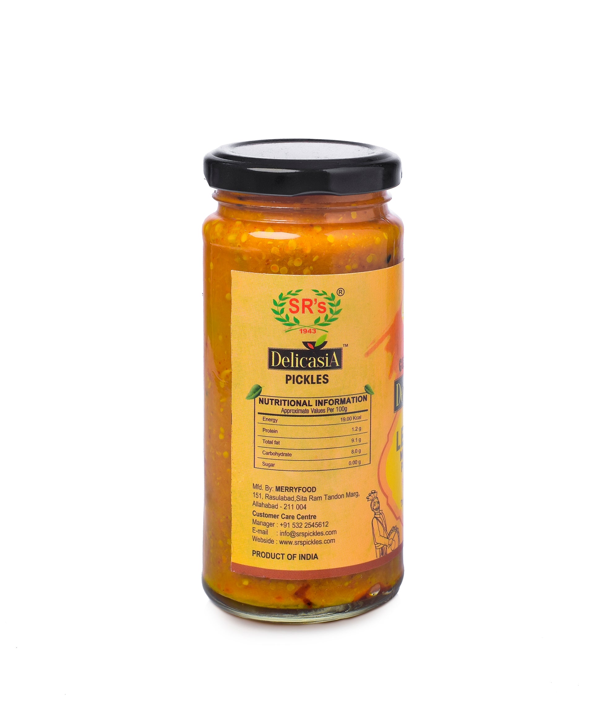 Lemon Masala Pickle 250 gm - DELICASIA