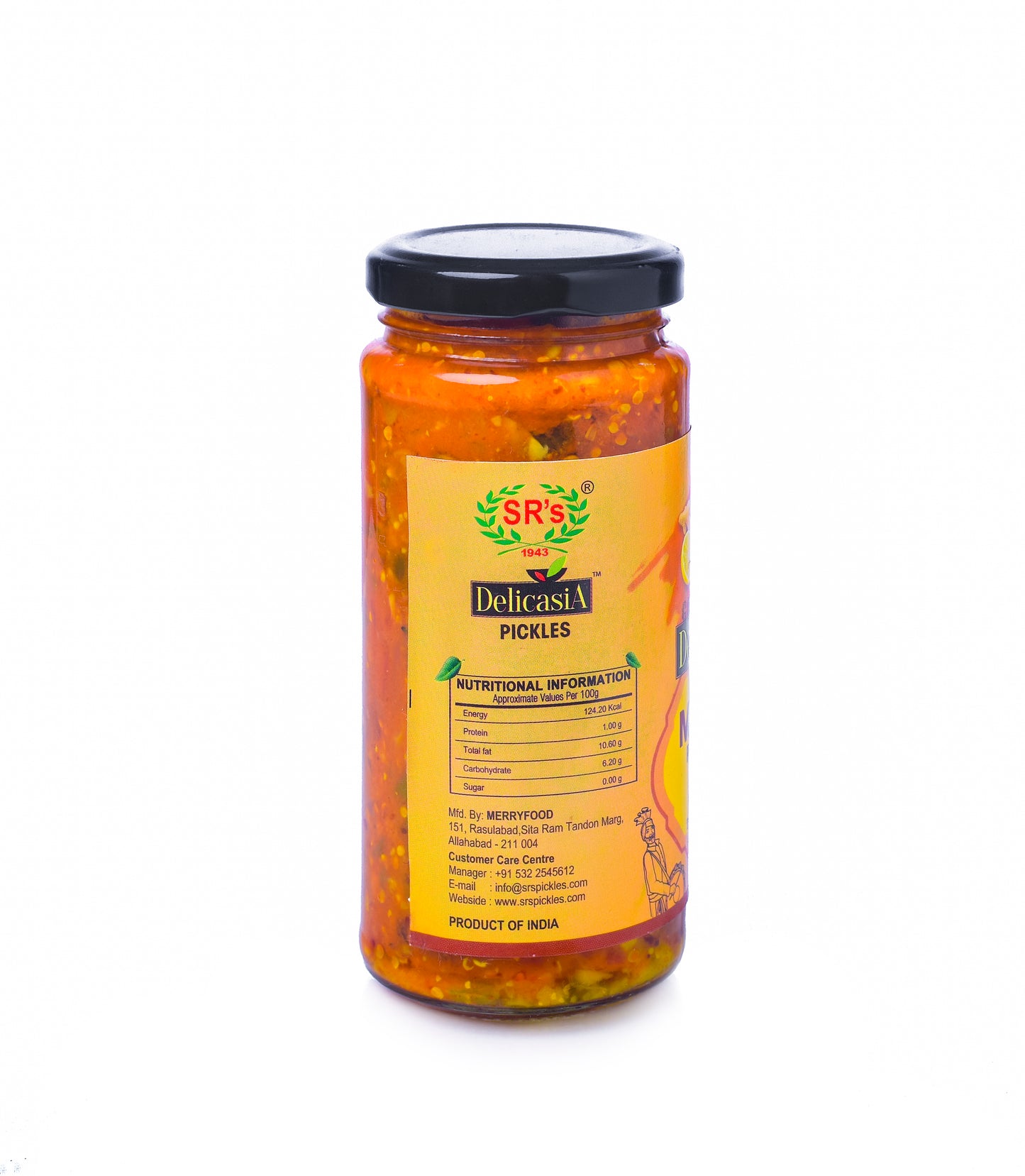 Mixed Veg Pickle 250 gm - DELICASIA