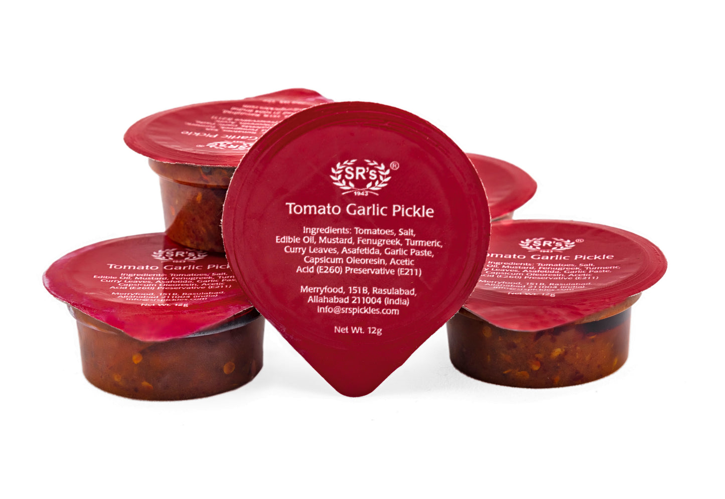 Tomato Garlic Chutney blister pack-sr's